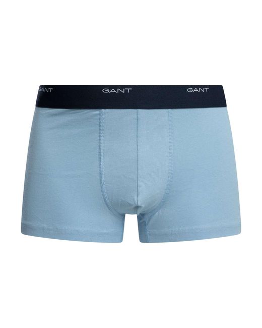 Gant Blue 3 Pack Core Trunks for men