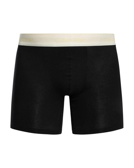 Calvin Klein Black 5 Pack Icon Boxer Briefs for men