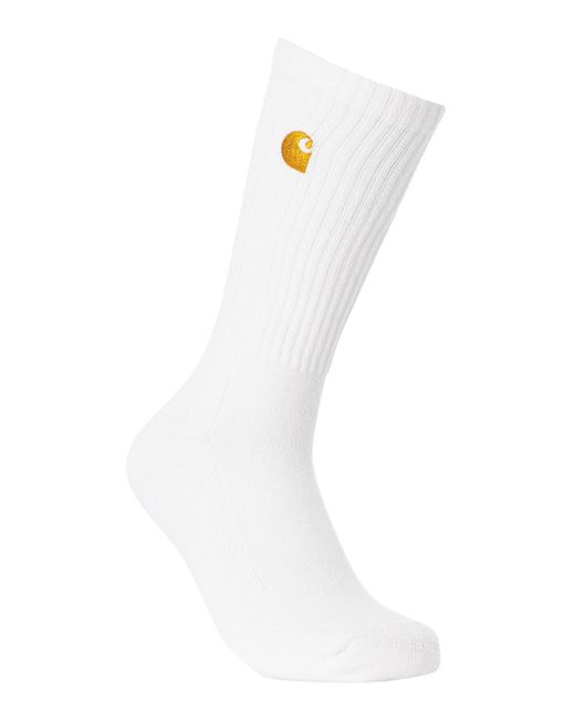 Carhartt White Chase Crew Socks for men