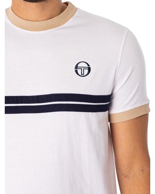 Sergio Tacchini White Supermac T-shirt for men