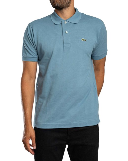 Lacoste Blue Logo Polo Shirt for men