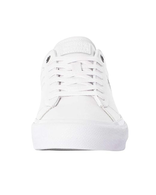 Tommy Hilfiger White Hi Vulc Street Leather Trainers for men