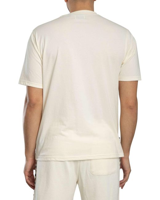 Aquascutum White Club Check Piping T-shirt for men