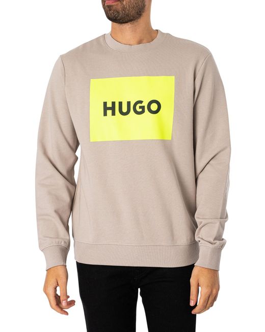 HUGO Natural Duragol222 Sweatshirt for men