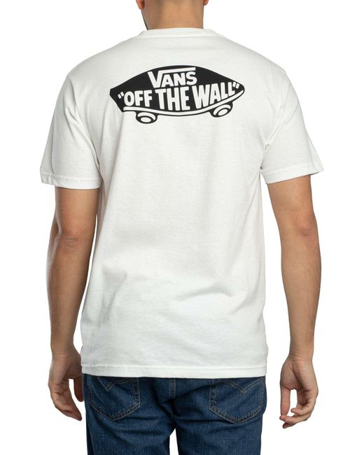 Vans White Double Standard Back Logo T-shirt for men