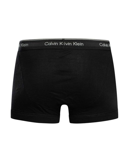 Calvin Klein Black 5 Pack Trunks for men