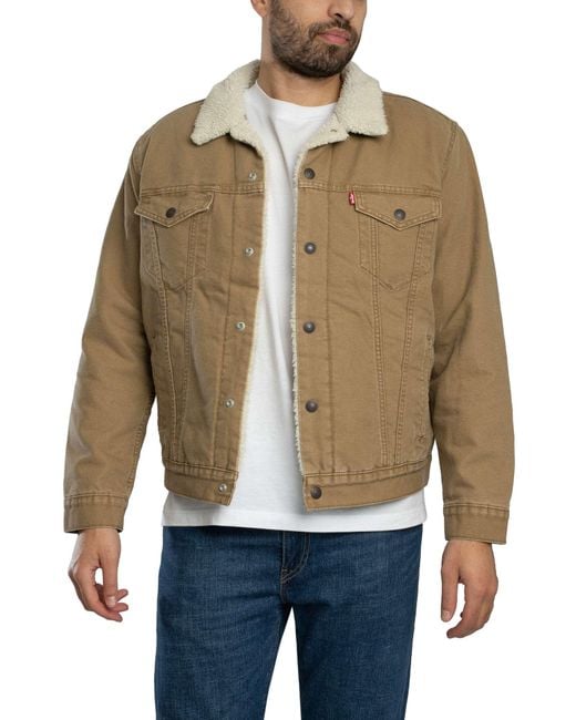 Levi's Natural Type 3 Sherpa Trucker Jacket for men