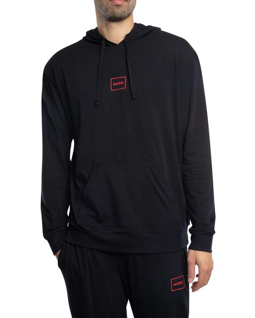 HUGO Blue Laze Lounge Pullover Hoodie for men