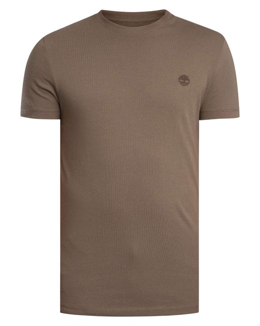 Timberland Gray Dunstan River Slim T-shirt for men