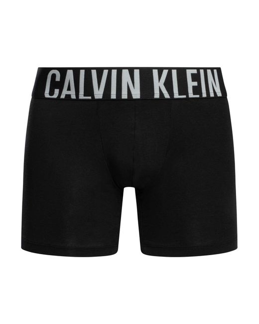 Calvin Klein Black 3 Pack Intense Power Boxer Briefs for men