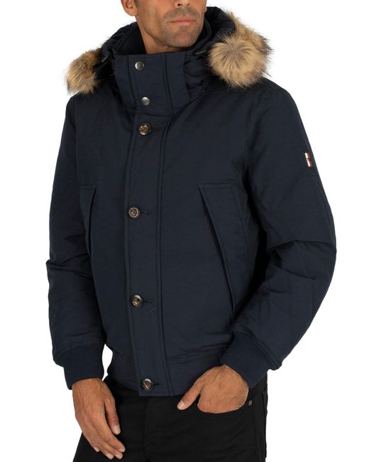 tommy hilfiger maddy down bomber jacket