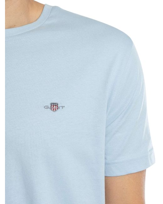 Gant Blue Regular Shield T-shirt for men