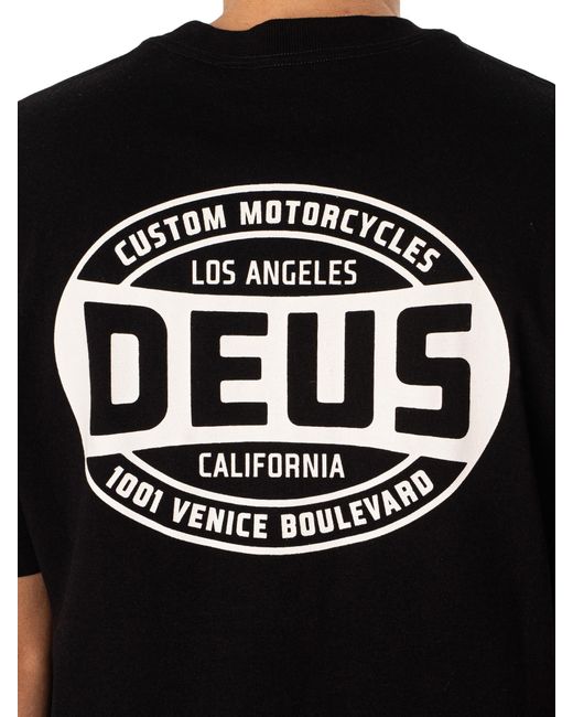 Deus Ex Machina Black Stranger T-shirt for men