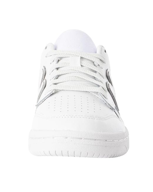 New Balance White Bb480 Leather Trainers for men