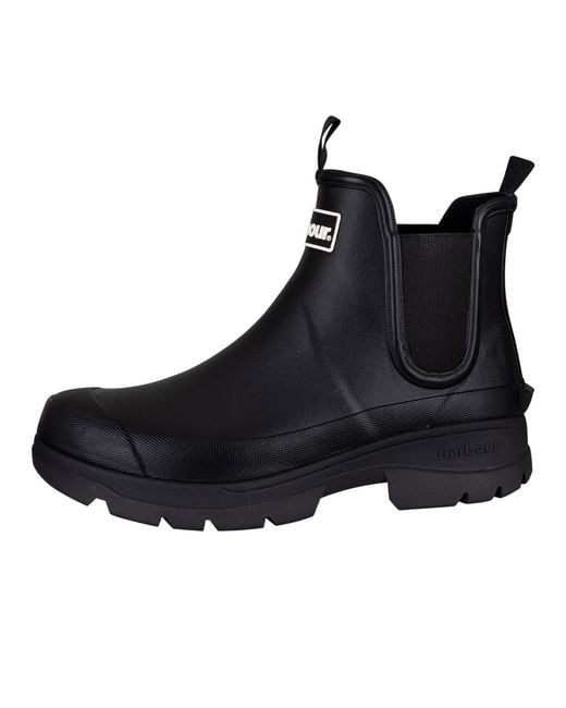 Barbour Black Nimbus Wellington Boots for men