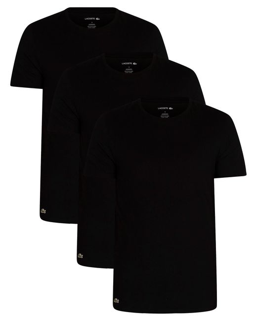 Lacoste 3 Pack Lounge Essentials Slim T 