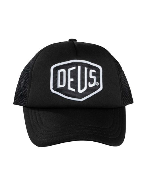 Deus Ex Machina Black Baylands Trucker Cap for men