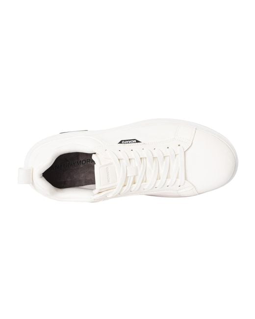 Antony Morato White Madison Low Top Faux Trainers for men