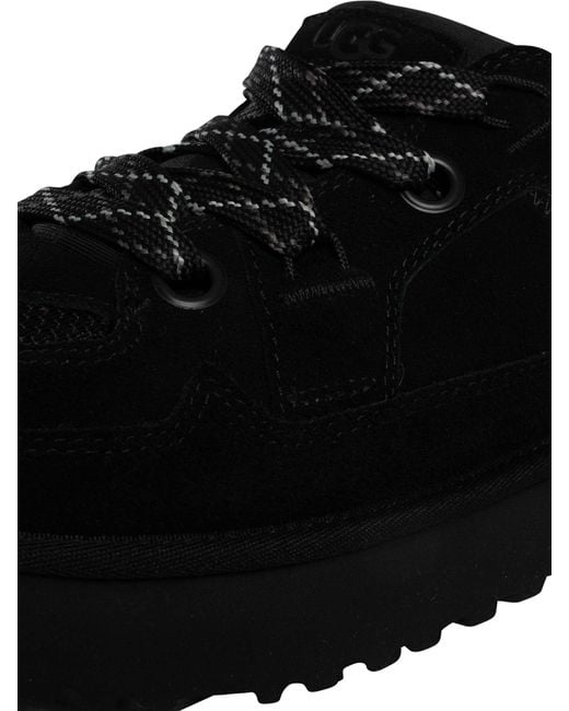 Ugg Black Lowmel Suede Trainers for men