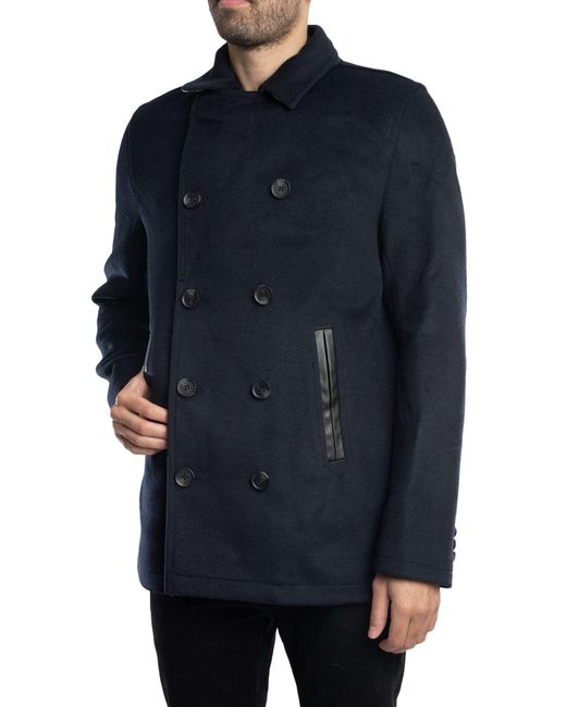 Ted Baker Blue Aldovie Peacoat Jacket for men