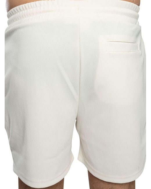 Fila White Eusebio Sweat Shorts for men
