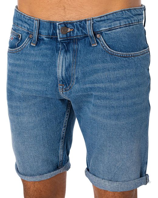 Tommy Hilfiger Blue Scanton Denim Shorts for men