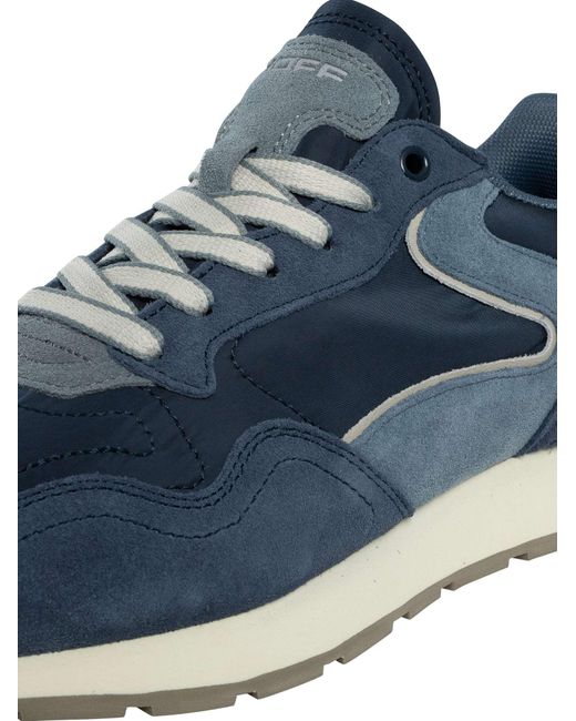 HOFF Blue City Suede Trainers for men