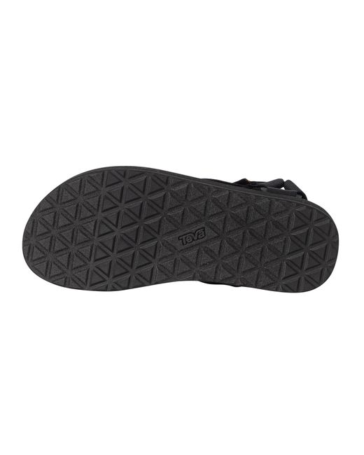Teva Black Original Universal Urban Sandals for men