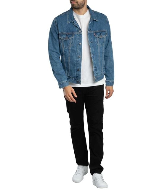 Levi's Blue The Trucker Jacket for men