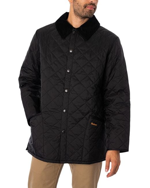 Barbour Black Liddesdale Quilted Jacket for men