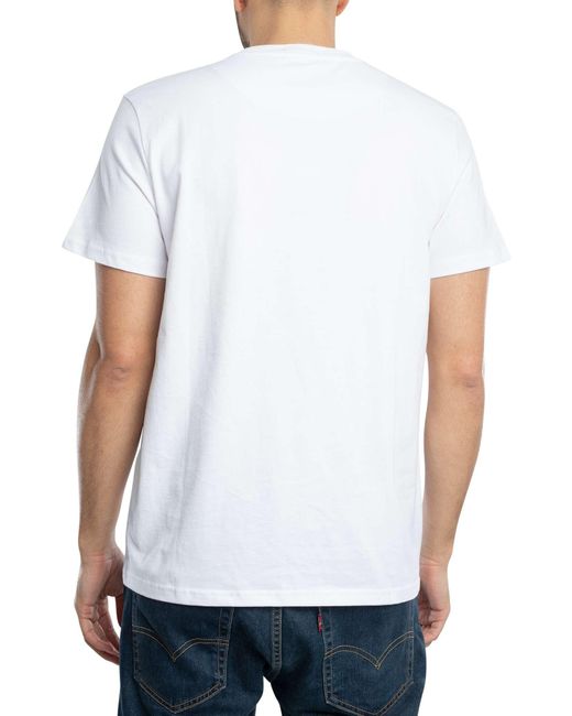 Weekend Offender White Number 5 Graphic T-shirt for men