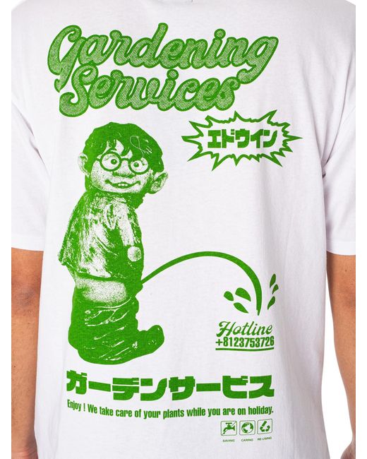 Edwin White Gardening Services T-shirt for men