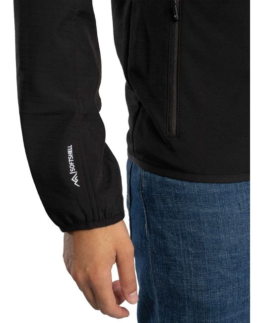Regatta Black Arec Iii Softshell Jacket for men