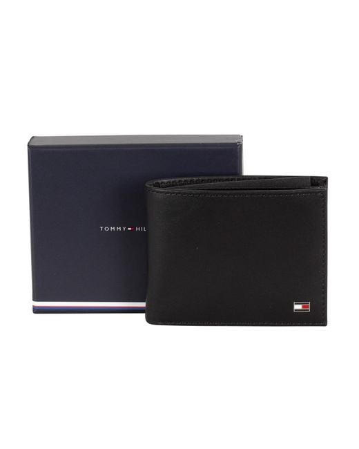 Tommy Hilfiger Black Eton Mini Wallet for men