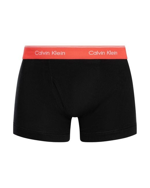 Calvin Klein Black 3 Pack Trunks for men