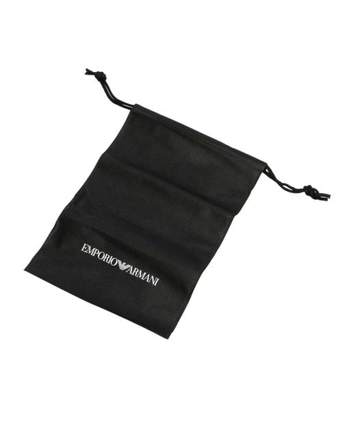Emporio Armani Black Scarpe Slider for men