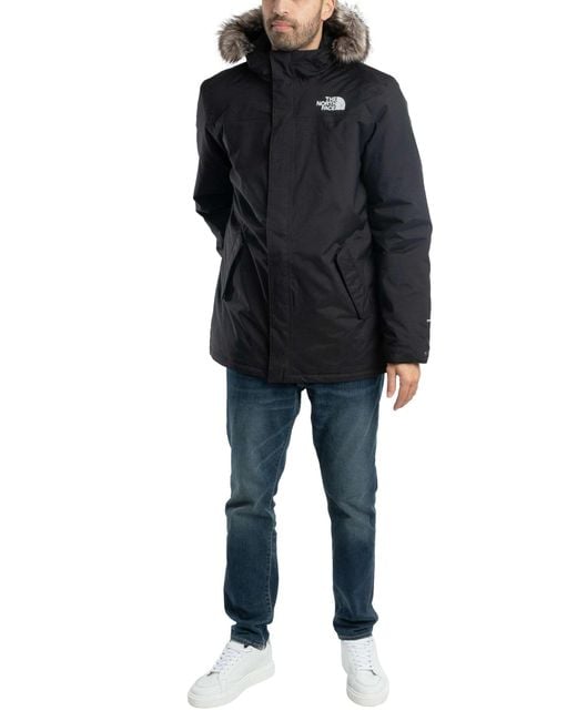 The North Face Blue Zaneck Parka Jacket for men