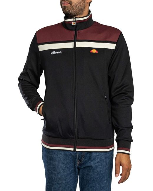 Ellesse Black Vignola Track Jacket for men
