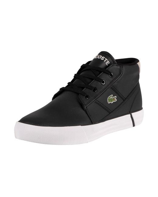Lacoste top chukka trainers