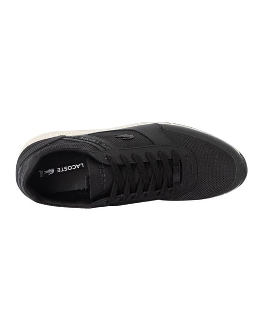 Lacoste Black Menerva 222 1 Cma Sneaker for men