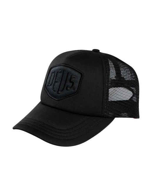 Deus Ex Machina Black Baylands Trucker Cap for men