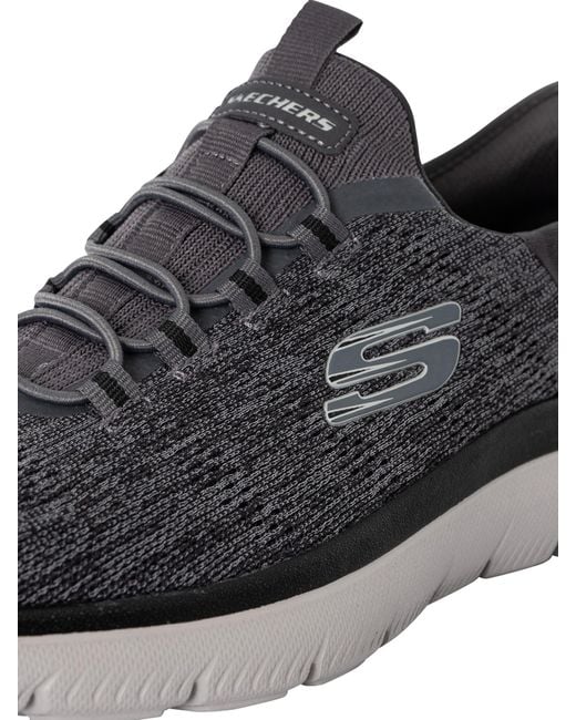Skechers Gray Slip-ins Summits Key Pace Trainers for men
