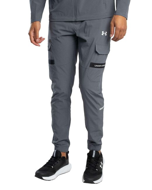 Under Armour Gray Tech Utility Woven Joggers for men