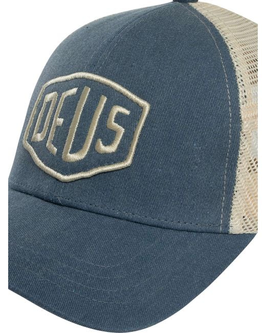 Deus Ex Machina Blue Shield Trucker Cap for men