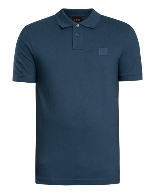Boss Blue Passenger Slim Polo Shirt for men