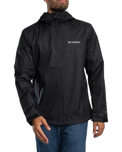Columbia Black Inner Limits Iii Waterproof Jacket for men