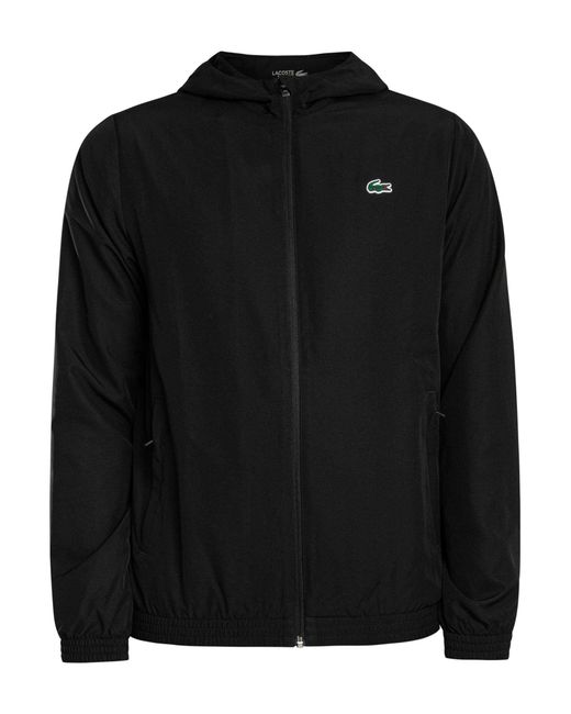 Lacoste Black Logo Lightweight Jacket for men