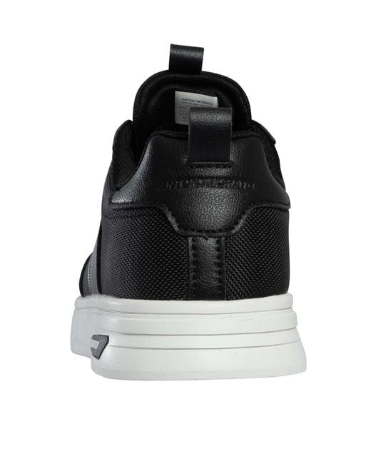 Antony Morato Black Logo Tag Trainers for men