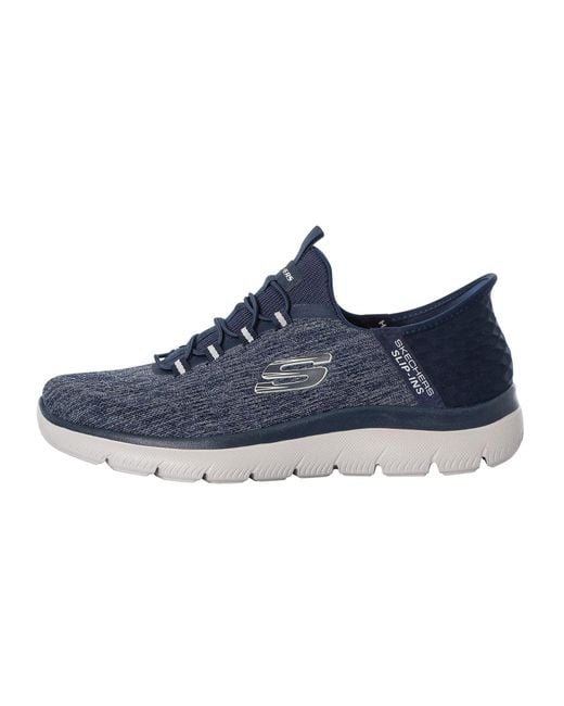 Skechers Blue Slip-ins Summits Key Pace Trainers for men