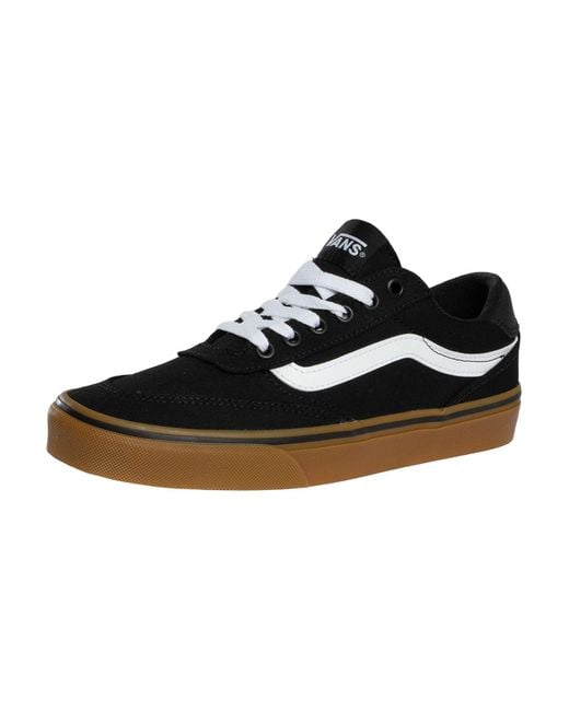 Vans Black Brooklyn Canvas Trainers for men